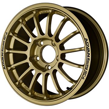 【新品国産車用4穴100】 夏タイヤ ホイール4本セット 185/55R15 デリンテ DS2(限定) ヨコハマ アドバンレーシング RC-4 6J 15インチ(送料無料)