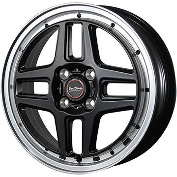 【新品 軽自動車】ハスラー デリカミニ(4WD) 夏タイヤ ホイール4本セット 165/60R15 ダンロップ エナセーブ EC205 ブレスト ビートステージ WT-C 5J 15インチ(送料無料)