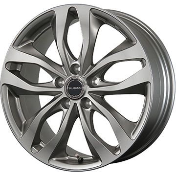 【新品国産車用5穴114.3】 夏タイヤ ホイール4本セット 195/65R15 ミレバー ハーモニック MP270(限定) ブリヂストン バルミナ DS-M 6J 15インチ(送料無料)