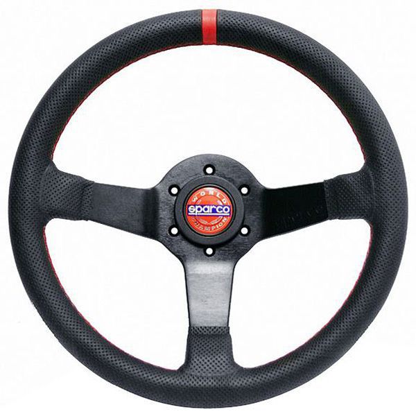 送料無料（一部離島除く） SPARCO スパルコ ステアリング ハンドル CHAMPION φ33 Leather