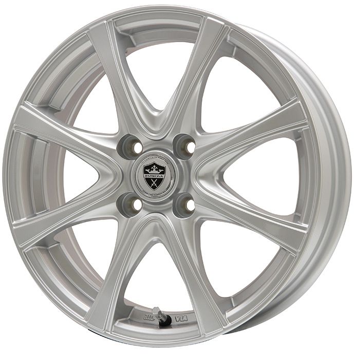 【パンク保証付き】【新品】ルーミー・パッソ・ジャスティ・トール スタッドレスタイヤ ホイール4本セット 165/65R14 ヨコハマ アイスガード8 エイトIG80 エルベ エステローザ FSV シルバー 5.5J 14インチ(送料無料)