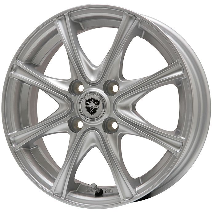 【パンク保証付き】【新品国産4穴100車】 スタッドレスタイヤ ホイール4本セット 175/65R14 ヨコハマ アイスガード8 エイトIG80 エルベ エステローザ MZV シルバー 5J 14インチ(送料無料)