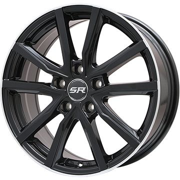【パンク保証付き】【新品国産4穴100車】 スタッドレスタイヤ ホイール4本セット 195/55R16 ヨコハマ アイスガード8 エイトIG80 エルベ Vスポーク パールブラックリムポリッシュ 6J 16インチ(送料無料)