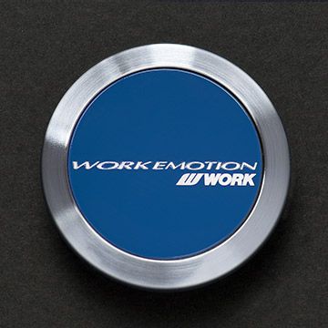 WORK ワーク EMOTION エモーション センターキャップ フラットタイプ　ブルー　1個　品番：120250