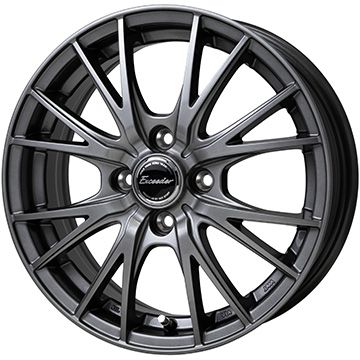 【新品国産車用4穴100】 オールシーズンタイヤ ホイール4本セット 185/65R15 クムホ マーシャル MH22 オールシーズン(限定) ホットスタッフ エクシーダー E05II 15インチ(送料無料)