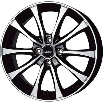 【新品国産4穴100車】 スタッドレスタイヤ ホイール4本セット 165/70R14 ブリヂストン ブリザック VRX3 ホットスタッフ ラフィット LE-07【限定】 5J 14インチ(送料無料)