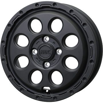 【新品国産車用4穴100】 夏タイヤ ホイール4本セット 185/65R14 ミレバー ハーモニック MP270(限定) ホットスタッフ マッドクロス リーコン 5J 14インチ(送料無料)
