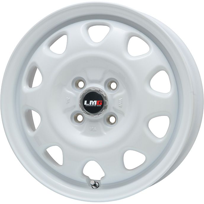【新品 軽自動車】ハスラー デリカミニ(4WD) 夏タイヤ ホイール4本セット 165/60R15 ダンロップ エナセーブ EC205 レアマイスター LMG OFF-STYLE(ホワイト) 4.5J 15インチ(送料無料)