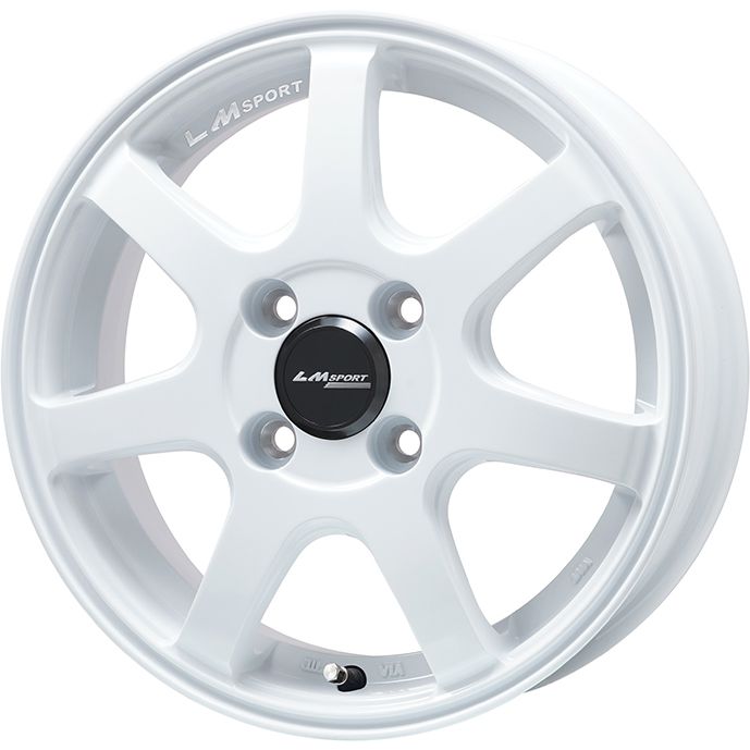樂天商城 - 【新品 軽自動車】ソリオ ハスラー オールシーズンタイヤ ホイール4本セット 165/70R14 クムホ マーシャル MH22 オールシーズン(限定) レアマイスター LMスポーツ LM-07(ホワイト) 4.5J 14インチ(送料無料)
