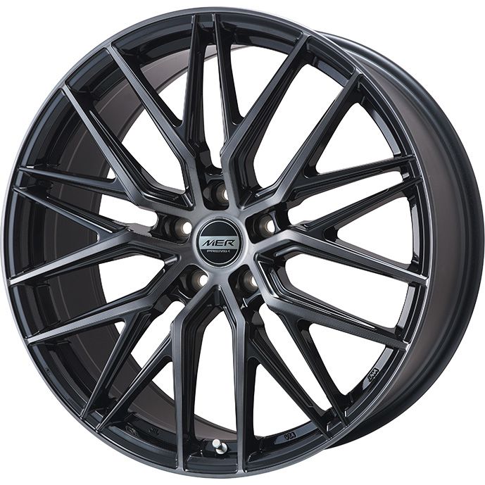 【新品国産車用5穴114.3】 夏タイヤ ホイール4本セット 225/50R18 ヨコハマ エイビッド エンビガーS321 プレミックス MER XMESH ブラッククリア 18インチ(送料無料)