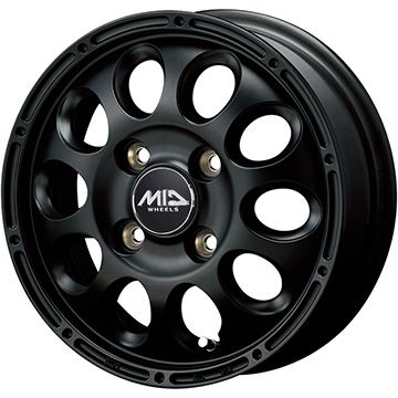 【ホイール単品4本セット】 MID WHEELS ガイア クロス スズキ キャリー専用 3.5J 12インチ(送料無料)