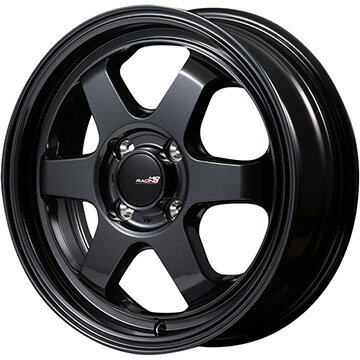 【新品 軽自動車】ハスラー デリカミニ(4WD) 夏タイヤ ホイール4本セット 165/60R15 ダンロップ エナセーブ EC205 MID WHEELS MID RACING R06 5J 15インチ(送料無料)