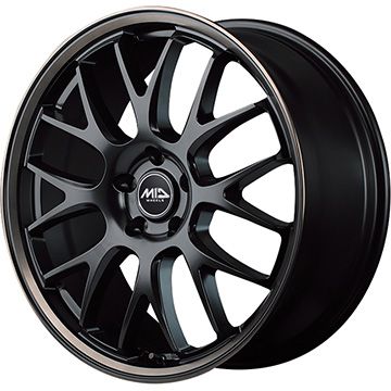 【新品国産車用5穴114.3】 夏タイヤ ホイール4本セット 235/55R18 グリップマックス スタチャー H/T300 BSW（限定） MID WHEELS MID EXCLUSIVE 820F 7J 18インチ(送料無料)