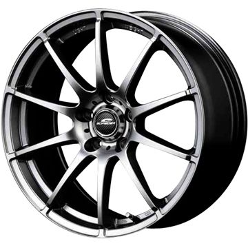【新品国産車用5穴100】 夏タイヤ ホイール4本セット 225/60R17 ミレバー レンジツアープラスMU069(限定) MID WHEELS スタッグ メタリックグレー 17インチ(送料無料)
