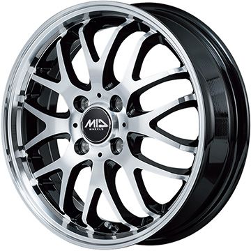 【新品 軽自動車】ハスラー デリカミニ(4WD) 夏タイヤ ホイール4本セット 165/60R15 ミレバー ハーモニック MP071(限定) MID WHEELS エグゼ10 Vセレクション 4.5J 15インチ(送料無料)