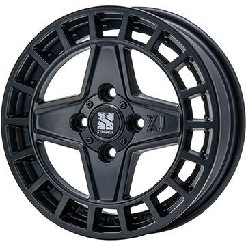 【新品 軽自動車】ハスラー デリカミニ(4WD) 夏タイヤ ホイール4本セット 165/60R15 トーヨー オープンカントリー H/TII ホワイトリボン MLJ エクストリームJ クアッド 4.5J 15インチ(送料無料)