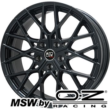 【新品国産5穴114.3車】 夏タイヤ ホイール4本セット 225/35R19 ミレバー スポーツマクロ MA349（限定） MSW by OZ Racing MSW 74(グロスブラック) 19インチ(送料無料) サマータイヤ