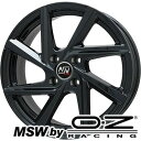 【新品】輸入車用 プジョー2008 2020- スタッドレスタイヤ ホイール4本セット 215/60R17 ブリヂストン ブリザック DM-V1 DMV1 MSW by OZ Racing MSW 80(グロスブラック) 17インチ(送料無料)