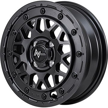 【新品 軽自動車】ハスラー デリカミニ(4WD) 夏タイヤ ホイール4本セット 165/60R15 トーヨー オープンカントリー H/TII ホワイトリボン MID WHEELS NITRO POWER M29 スティンガー 5J 15インチ(送料無料)