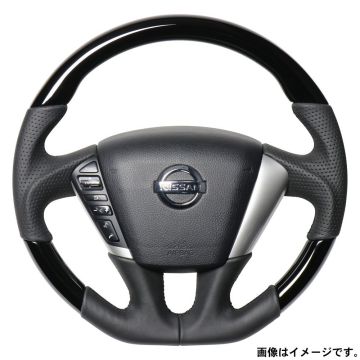 REAL レアル ステアリング ハンドル オリジナルシリーズ NSC-PBW-BK 送料無料(一部地域除く)