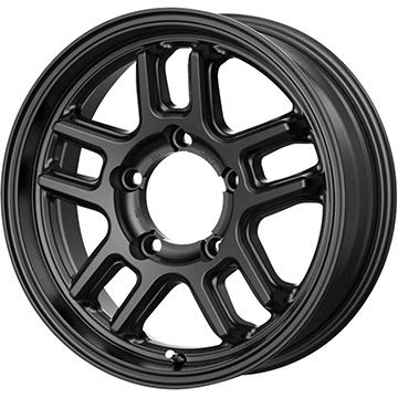 【新品】ジムニーシエラ/ジムニーノマド 夏タイヤ ホイール4本セット 195/80R15 ダンロップ グラントレック AT5 テクノピア マッドクリフ EVO 5.5J 15インチ(送料無料)