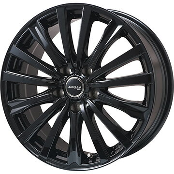 【新品国産5穴114.3車】 スタッドレスタイヤ ホイール4本セット 225/60R18 ミシュラン エックスアイス スノー トピー シビラ NEXT W-5 グロスブラック【限定】 7.5J 18インチ(送料無料)