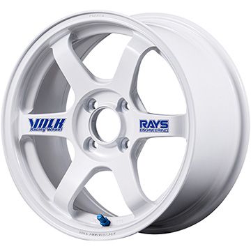 【新品国産車用4穴100】 夏タイヤ ホイール4本セット 185/55R15 ミレバー ハーモニック MP270(限定) RAYS レイズ ボルクレーシング TE37 ソニック 30th ステッカーVer 6J 15インチ(送料無料)