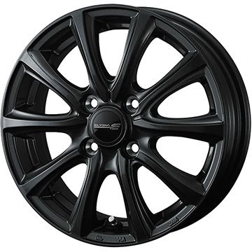 【新品国産車用4穴100】 夏タイヤ ホイール4本セット 185/55R15 ミレバー ハーモニック MP270(限定) WEDS ウェッズ エリシア 5.5J 15インチ(送料無料)