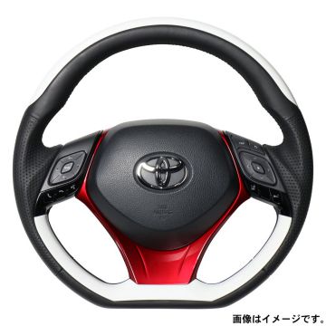 REAL レアル ステアリング ハンドル オリジナルシリーズ SET/プレートタイプ+アンダーパッド X10N-WHP-..