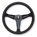 NARDI ナルディ ステアリング SPORTS タイプA ブラックパンチングレザー/ブラックスポーク（33φ） N005 送料無料(一部地域除く) 1