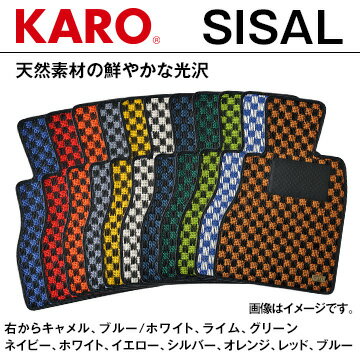 送料無料（一部離島除く） KARO カロ フロアマット シザル トヨタ ノア(2014〜 80系 ZRR85G)