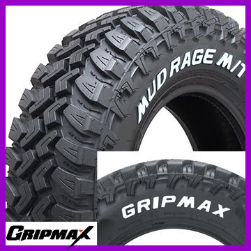 【送料無料】 GRIPMAX グリップマックス マッドレイジM/T RWL ホワイトレター(限定2022年製) 235/70R16 106Q タイヤ単品1本価格