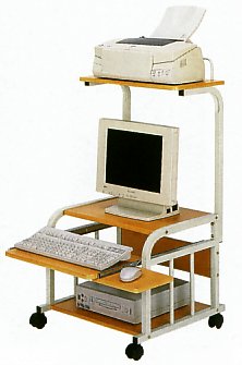 パソコンラック53（オーク） (85019)