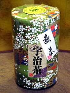 宇治茶 「和紙缶入り宇治煎茶70g」 煎茶 70g 千代紙 茶筒 宇治茶専門店ふじや茶舗 特上 高級 高品質 宇治茶 茶葉 緑茶 お茶 日本茶 京都 老舗 贈り物 ギフト プチギフト プレゼント 御祝 御礼 内祝 母の日 父の日 敬老の日 お中元 お歳暮 無添加