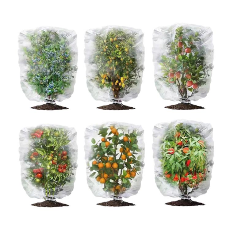 園芸用ネット 野菜栽培 野菜網 植物保護袋 2枚セット！植物保護カバー 家庭菜園 網...