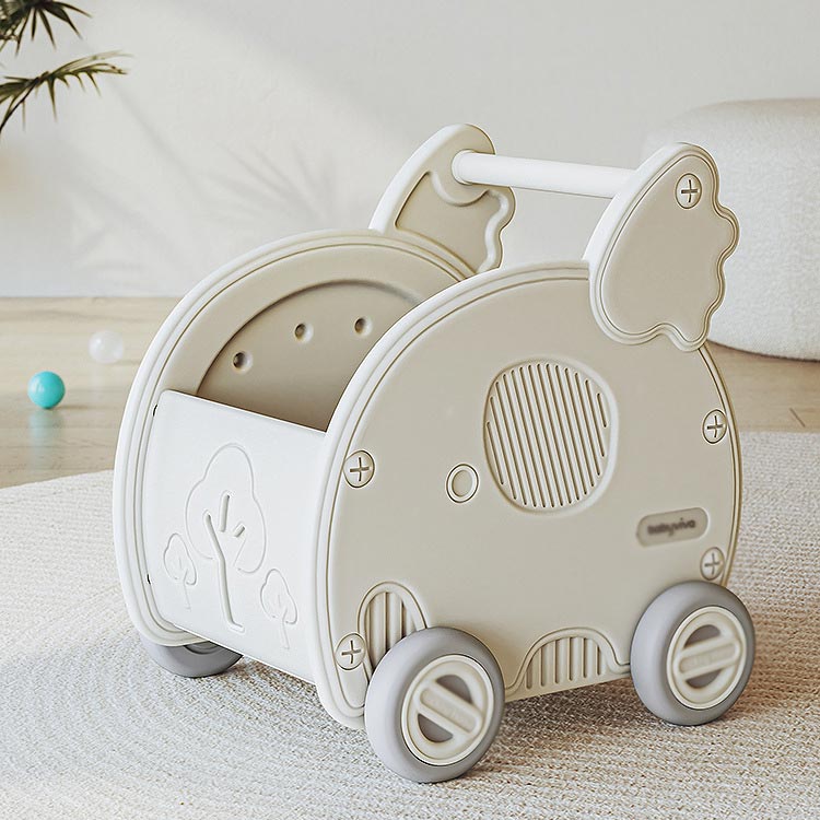 手押し車 キッズワゴン おもちゃ 2歳 ボックス 知育玩具 押し車 歩行器 ベビーウォ...