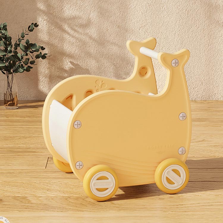 手押し車 キッズワゴン おもちゃ 2歳 ボックス 知育玩具 押し車 歩行器 ベビーウォ...