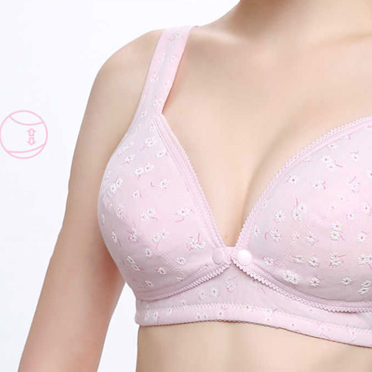 ゆったり 産前から産後まで対応、延長ホック付き！授乳ブラ 前開き マタニティブラ...