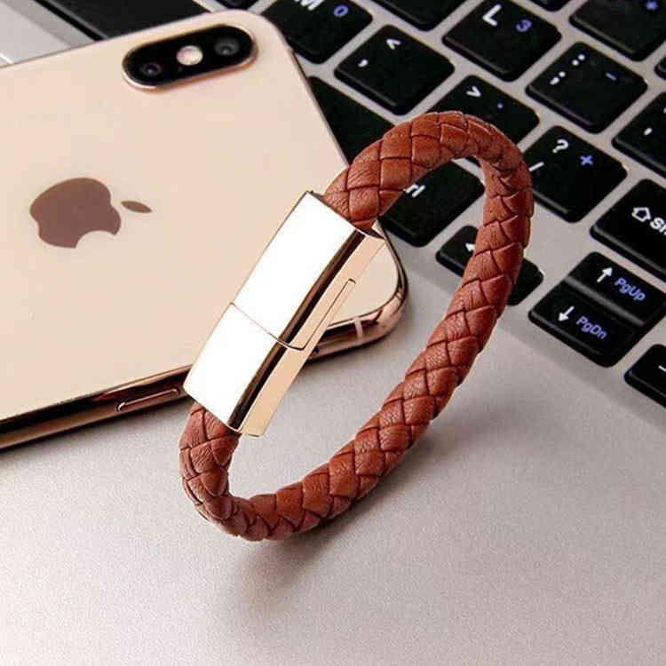 合金iPhone ライトニングケーブル 急速充電 編み風のブレスレット式！充電ケーブル 充電ケーブル 充電ケーブル 高速データ転送対応 Type-C/ライトニング/Micro USB iPhone/Galaxy/Huawei iOS/Android USB