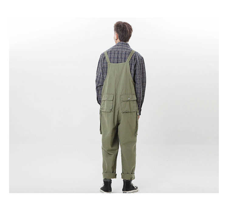 綿 パンツ オーバーオール アメカジ レトロ レディース 作業服 コットン メンズ 作業着 ワークパンツ ワイドパンツ オールインワン マルチポケット つなぎ服 ロングパンツ L 男女兼用 カジュアル M XL サロペット