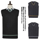 送料無料 ニットベスト スクールベスト ライン 薄手 制服 ベスト 卒業式 スクール セーター ノースリーブ Vネック ケーブルニット 高校生 中学生 通学 コスプレ コスチューム ラインニットベスト 大きいサイズ