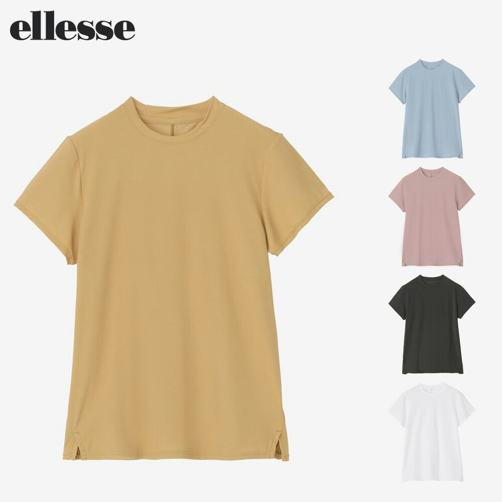 SALE 15％OFF セール エレッセ Ellesse テニスウェア テニス ウェア ウエア シャツ レディース Wale S/S Shirt 半袖Tシャツ EW024101