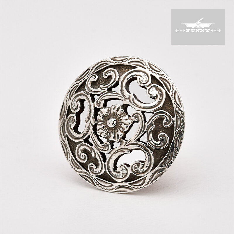 【FUNNY公式ストア】ファニー ウェスタン コンチョ フィリグリー 31mm 《ネジ式》 プレゼント ギフト ..