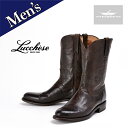 メーカー名 LUCCHESE BOOTS（ルケーシ・ブーツ） 品番 M1018 素材 バンプレザー(甲の部分)：CHOCOLATE MADRAS GOAT トップレザー(筒の部分)：CHOCOLATE MADRAS GOAT ソール(底の部分)：レザーソール 製法：グッドイヤーウェルト製法 サイズ 筒の長さ：約27cm ヒールの高さ：約3cm ワイズ：D 7（25cm相当） 7.5（25.5cm相当） 8（26cm相当） 8.5（26.5cm相当） 9（27cm相当） 9.5（27.5cm相当） 10（28cm相当） ※表記のサイズはあくまで目安のサイズになります。サイズ感は甲の高さや幅によって変わりますので、ご不明な場合はお気軽にお問い合わせください。 ●ご使用のブラウザによっては色の見え方が若干異なる場合がございますので予めご了承下さい。 ●本製品は天然皮革を使用している為、全ての商品が異なった柄いきに仕上がります。上記写真と発送商品は多少異なります。 ●本製品は染色された製品ですので、色落ち等が生じる場合がございます。衣類等への色移りには十分ご注意下さい。 ●サイズ違いによる交換については、欠品などによりお受けできない可能性があります。また、交換の際には送料が別途必要となります。予めご了承下さい。 ●計測サイズは採寸の際の平均値を採用しております。商品やサイズによって個体差が生じます。また、測定方法によっても誤差が生じますので予めご了承下さい。ご不明な点がある場合はお気軽にお問い合わせください。 ●輸入の際に外装の箱にへこみなどの破損が生じる場合がございますが予めご了承下さい。 ●本製品は他店舗と在庫を共有しているため、ご注文を頂いた時点では在庫有りと表示されている商品でも、システム上のタイムラグや同一商品への注文集中により、ご注文後に在庫切れとなる場合がございます。ご注文後に在庫切れになった場合はご連絡後キャンセルとさせていただきますので予めご了承下さい。The Innovative Last Gives the Extra Comfort LUCCHESE BOOTS MEN'S ROPER SHANE／CHOCOLATE MADRAS GOAT LUCCHSE BOOTS（ルケーシ・ブーツ）の輝かしい歴史は、1883年イタリア移民としてアメリカの地を踏んだサム・ルケーシがテキサスに工房を設立した事に端を発します。 イタリアで靴作りの長い歴史を持つルケーシ一族は、高品質で履き心地の良いブーツを追求し続けた結果、現在も続く不動の地位を築き上げました。 その理念は現在も脈々と受け継がれ、決して利益だけを追求するのではなく、素材にこだわり、技術や伝統を受け継ぎ、品質管理を徹底に行うといった最高のブーツ作りを続ける姿勢からも伺い知ることができます。 また、絶大な支持を得ている最大の理由は、様々に異なる足にピタリとフィットするよう開発された独自の木型、ツイステッド・コーン・ラストがもたらす抜群の履き心地を厳選された素材を用い手仕事で仕上げることによって得られるその履き心地と洗練されたフォルムにあります。 MADE IN USAと刻印されたLUCCHSE BOOTS（ルケーシ・ブーツ）がもたらす、かつて経験したことのないフィット感と快適性、そして洗練されたフォルムは、歴代合衆国大統領やハリウッドスター達からも愛され、現在も多くの著名人を顧客に持ち、まさにLUCCHSE BOOTS（ルケーシ・ブーツ）には、これまでのウエスタンブーツの多くの歴史が詰まっています。