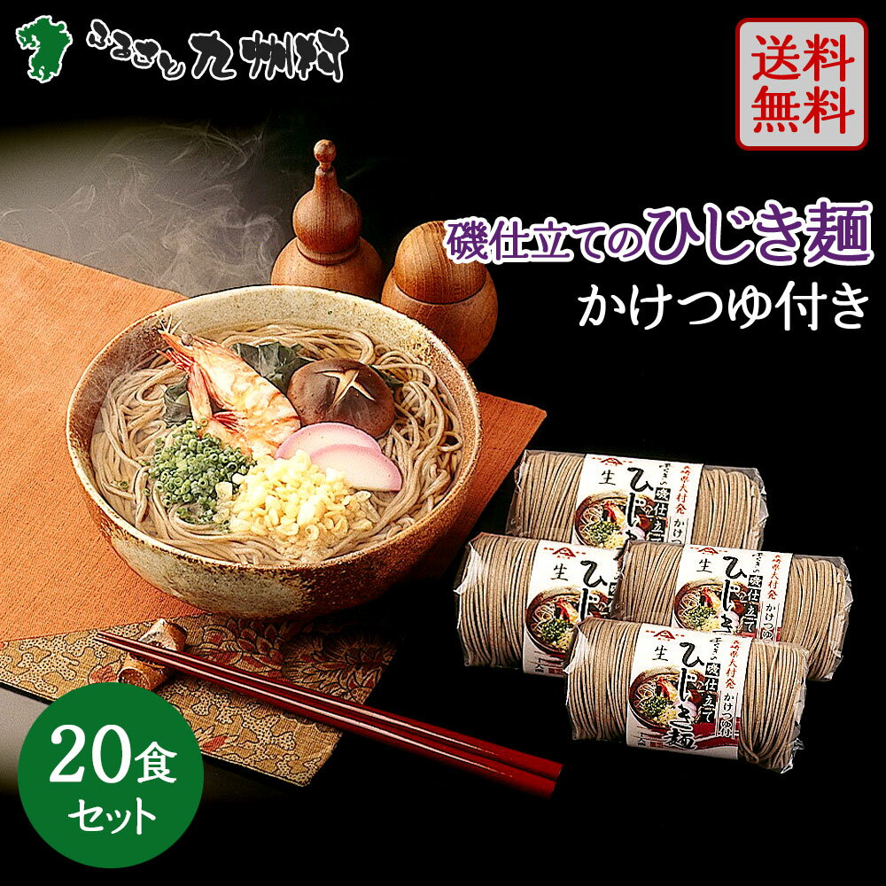 送料無料 磯仕立てのひじき麺 4人前×5セット かけつゆ付き 生麺 老舗創業70年 麺のあらきオリジナル海藻麺 蕎麦アレルギー対応 長崎特..