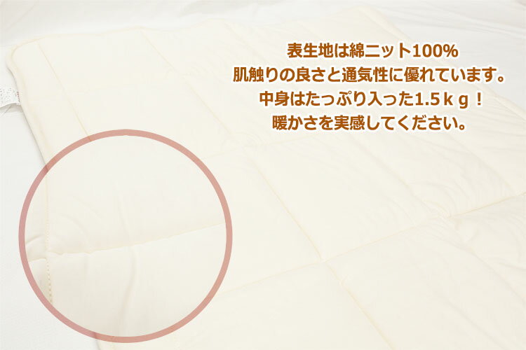 東京西川 ウールベッドパッド シングルサイズ CNA2005451