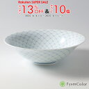 網絵(あみえ)7寸平鉢|波佐見焼|φ21.0cm×6.5cm|400g【薄手×軽量】《税込3,980円以上で送料無料》
