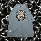 GALFY OFFICIAL 【前に GAL 之 Hearts Tee】 ガルフィー Tシャツ カットソー ヤンキー オシャレ おしゃれ かわいい かっこいい メンズ レディース 男女兼用 ユニセックス 白 黒 青灰色 ホワイト ブラック ブルーグレー L XL 132051