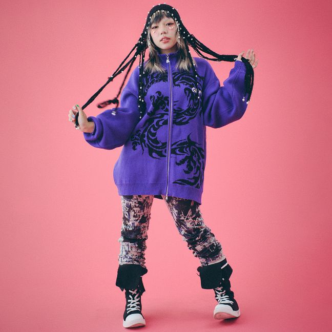 GALFY OFFICIAL 【卍ドライバーズニット】 ガルフィー ヤンキー オシャレ おしゃれ かわいい かっこいい メンズ レディース 男女兼用 ユニセック...