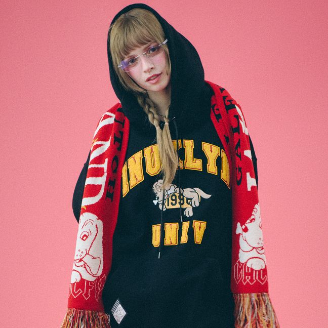 楽天GALFY公式 楽天市場店GALFY OFFICIAL 【イヌックリンパーカー】 ガルフィー ヤンキー オシャレ おしゃれ かわいい かっこいい メンズ レディース 男女兼用 ユニセックス 白 黒 炭黒 ホワイト ブラック インクブラック 143033
